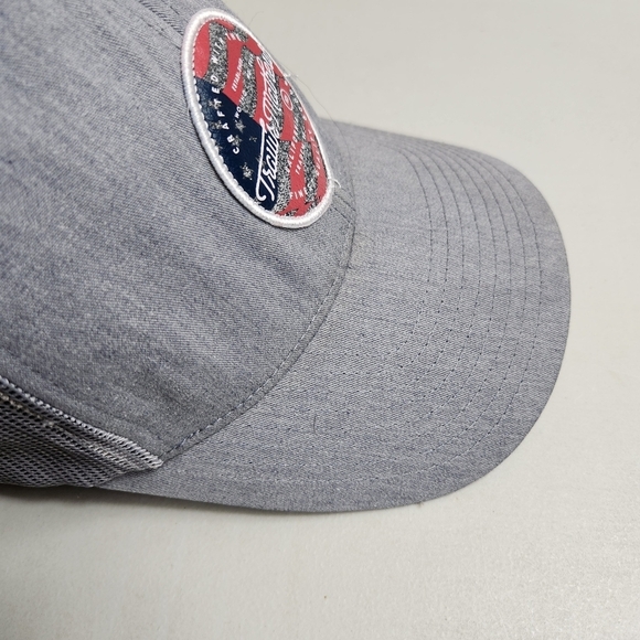 Travis Mathew Mens Gray Twill Mesh Snapback Hat - Picture 5 of 11